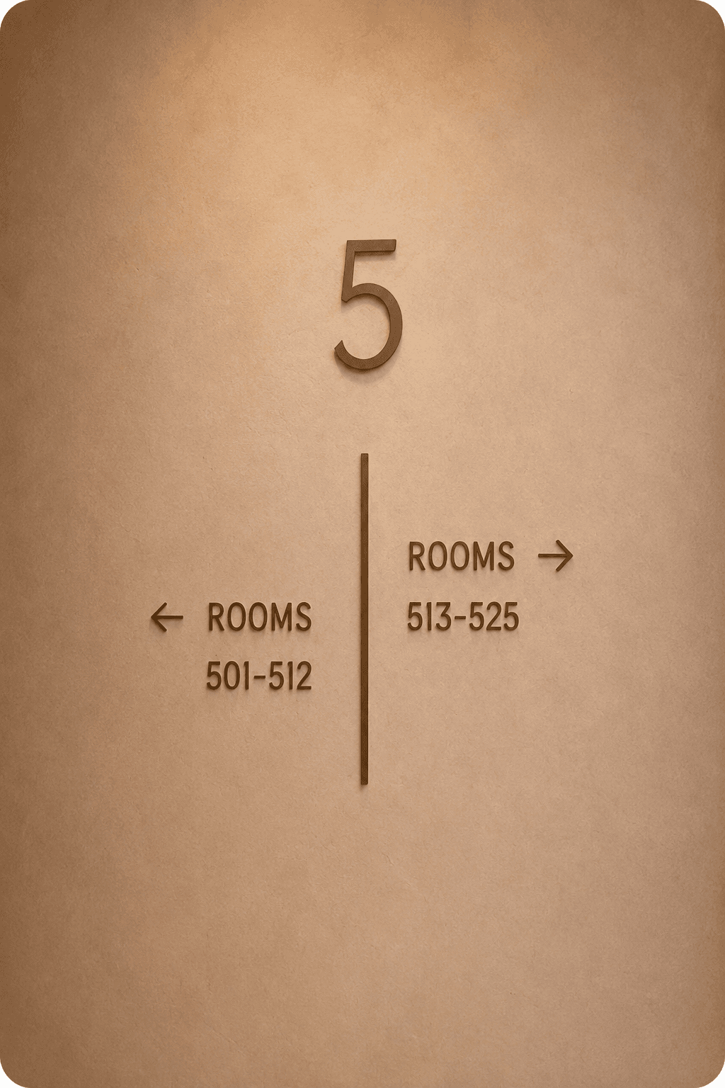Room & Floor Sign